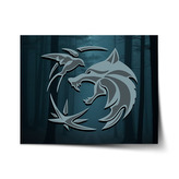 Plakát Zaklínač V lese: 90x60 cm