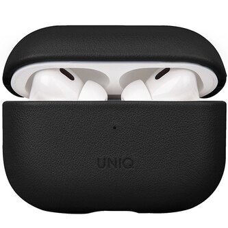 Etui UNIQ Terra Genuine Leather na AirPods Pro 2 - czarne