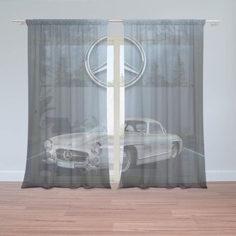Záclony Mercedes-Benz 300 SL V lese: 2ks 150x250cm