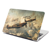 Samolepka na notebook Stíhačky Spitfire v letecké bitvě: 29x20 cm