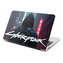 Samolepka na notebook Cyberpunk 2077 Pohled do města: 29x20 cm