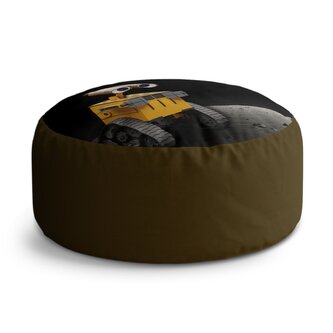 Taburet Circle Wall-E robot Měsíc: 38x48 cm