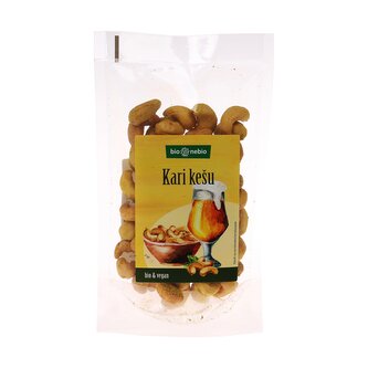 Ořechy kešu kari pražené 100 g BIO   BIO NEBIO