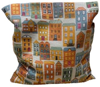 Pohankový polštářek DOMKY – 30x30 levandule