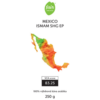Fairobchod Bio zrnková káva Mexico ISMAM SHG EP, 250 g