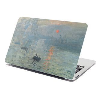 Samolepka na notebook Imprese, východ slunce - Claude Monet: 29x20 cm
