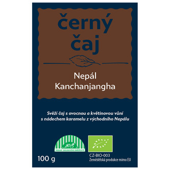 Fairobchod Bio černý čaj Nepál Kanchanjangha, větší balení Hmotnost: 200 g