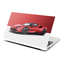 Samolepka na notebook Ferrari na červenobílé: 29x20 cm