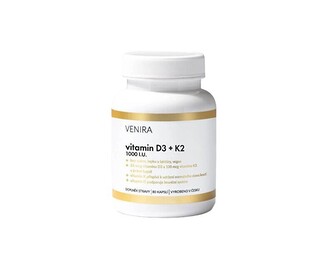 Venira Vitamin D3 + K2 80 kapslí