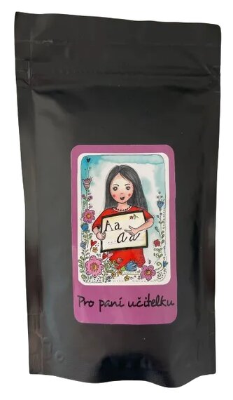 Káva - paní učitelku růžová – mletá
