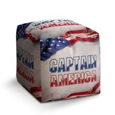 Taburet Cube Kapitán Amerika Vlajka: 40x40x40 cm