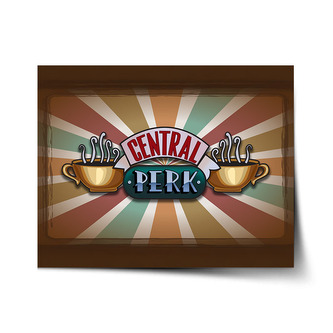 Plakát Seriál přátelé CENTRAL PERK Abstrakce: 60x40 cm