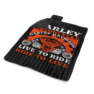 Plážová deka Harley-Davidson Live to ride, ride to live: 200x140 cm Plážová deka Harley-Davidson Live to ride, ride to live: 200x140 cm
