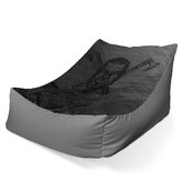 Dětský sedací vak Lounge Vikingové Stone: 80 x 95 x 50 cm