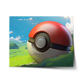 Plakát Pokemon ball Krajina: 120x80 cm