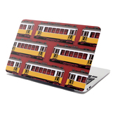 Samolepka na notebook Lisabonské historické tramvaje Červený Pattern: 29x20 cm