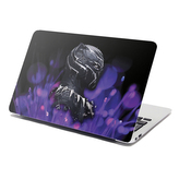 Samolepka na notebook BLACK PANTHER Fialová luminescence: 29x20 cm