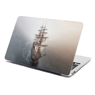 Samolepka na notebook Plachetnice na klidném moři: 38x26 cm