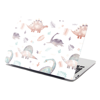 Samolepka na notebook Malovaní dinosauři: 38x26 cm
