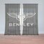 Záclony Logo Bentley Černý: 2ks 150x250cm