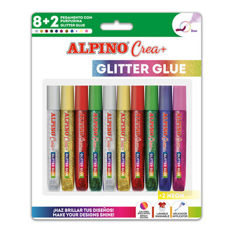 Alpino Crea třpytivé lepidlo 10ks
