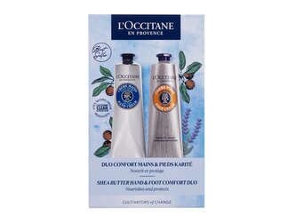 L'Occitane Shea Butter krém na ruce Shea Butter Hand Cream 150 ml + krém na nohy Shea Butter Foot Cream 150 ml
