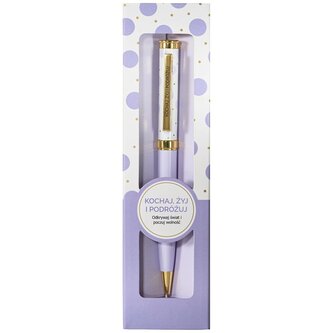 Długopis prezentowy Kochaj, żyj i podróżuj