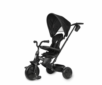 MILLY MALLY Qplay Rowerek trójkołowy Elite Platinum Black