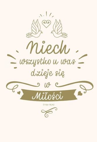 NT z infografikami B5 złota tł. Ślub