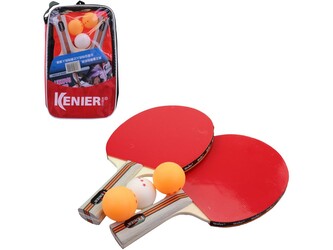 Rakety ping pong set + 3 míčky, 25 cm