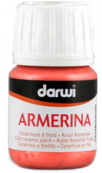 Barva na porcelán Darwi Armerina 30ml – 490 Vermilion
