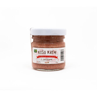 Božské Oříšky Kešu krém s jahodami 40g