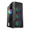 COUGAR PC skříň MX110 RGB Black (system build version) Mid Tower 4 x 120mm fans RGB