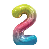Narozeninový balónek, barevný 40" číslo 2