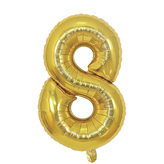Narozeninový balónek, zlatý 40" číslo 8