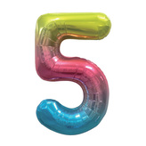 Narozeninový balónek, barevný 40" číslo 5