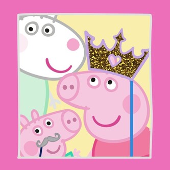 FARO Magický ručníček Peppa Pig pink Bavlna - Froté, 30/30 cm