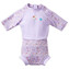 Splash About Plavky Happy Nappy UV obleček 3/4 rukáv Lilac Spring Vel. M (3-8 měs.)