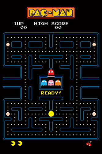 Plakát, Obraz - Pac-Man - Maze, 61 × 91.5 cm
