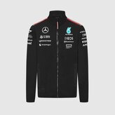 Týmová softshell bunda Mercedes AMG F1 černá - XXL