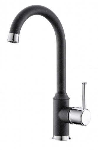 Metalac, T03800 ARC N granitová dřezová baterie, černá Metalac, T03800 ARC N granitová dřezová baterie, černá