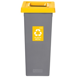 Igotrend, 719001 Koš na tříděný odpad 53 l, FIT BIN šedá/žlutá Igotrend, 719001 Koš na tříděný odpad 53 l, FIT BIN šedá/žlutá