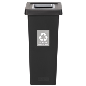 Igotrend, 724005 Koš na tříděný odpad 75 l, FIT BIN černá/šedá Igotrend, 724005 Koš na tříděný odpad 75 l, FIT BIN černá/šedá