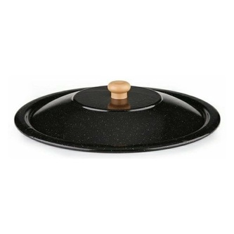 IGOTREND, 50468 Poklice na kotlík smalt 44 cm/20-22 l, černá