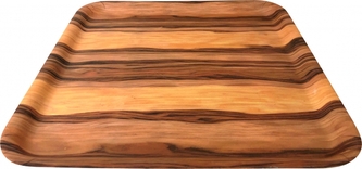 DUE ESSE, Podnos Bamboo Nature 33 x 33 cm, tmavý