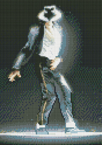 Diamantový obrázek - Michael Jackson 30 x 40 cm