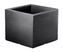 LIENBACHER, květináč CAPRI KUBUS 39 x 39 cm, černý