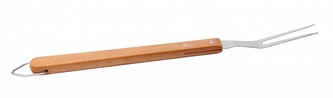 Somagic, Nerezová grilovací vidlice s dřevěnou rukojetí 44 cm
