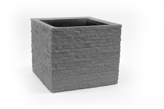 LIENBACHER, květináč TEGULA 27 x 27 cm, šedý