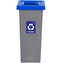 Igotrend, 723003 Koš na tříděný odpad 75 l, FIT BIN šedá/modrá